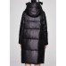 Fine Black hooded Thick Fine Winter Duck Down Puffer
