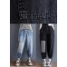Comfy Black Patchwork jeans Summer Cotton